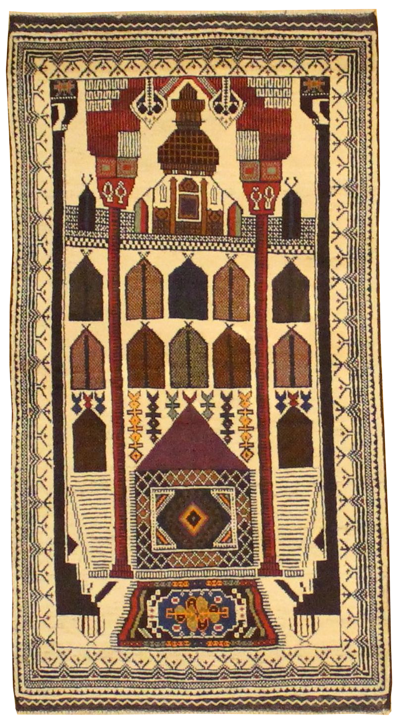 Beluchi Throw Rug - 2.9x5.2