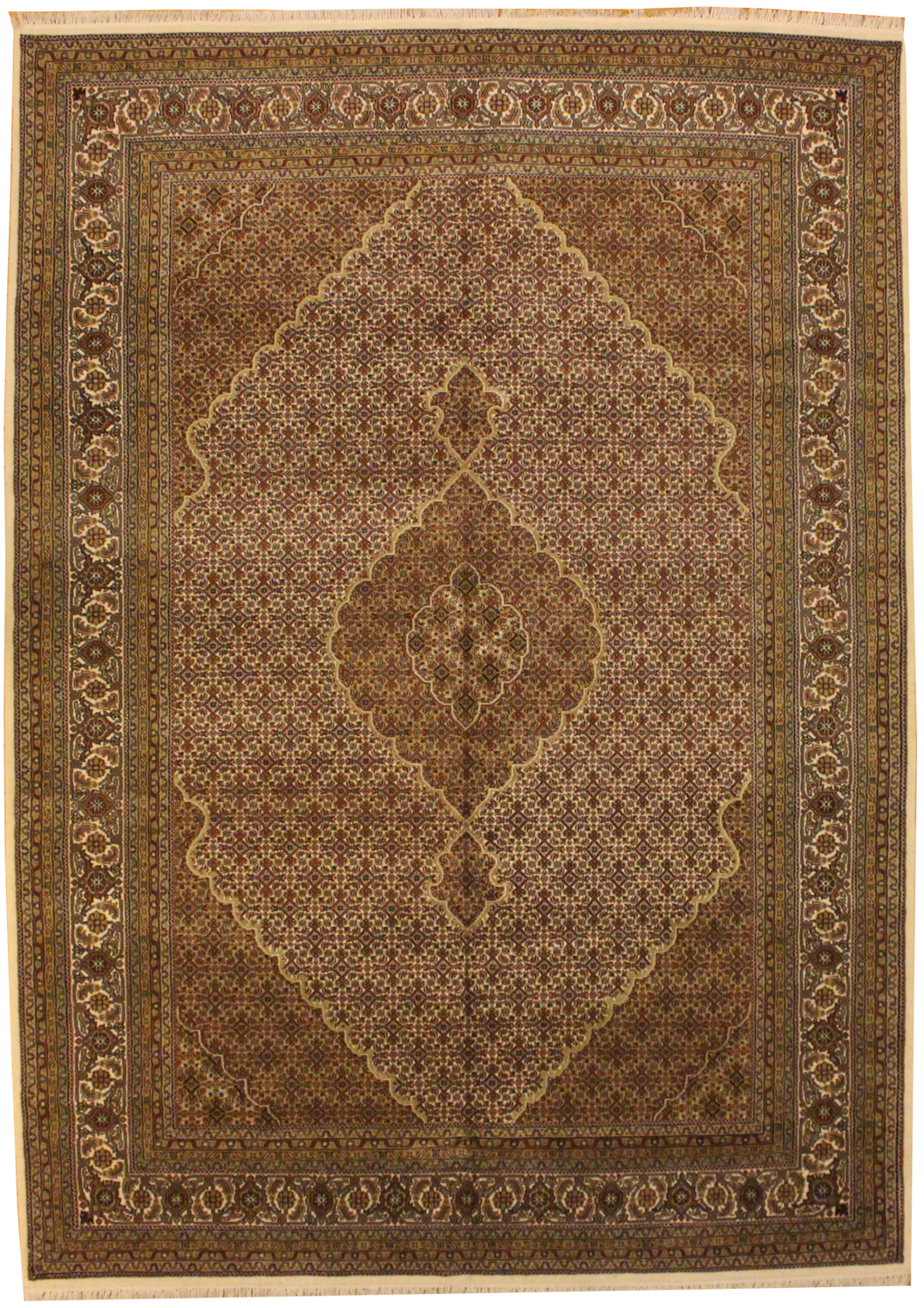 Indo Tabriz – Ivory - 7.11 x 11.3