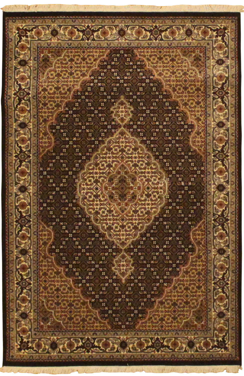Indo Tabriz – Black - 4.0 x 5.10