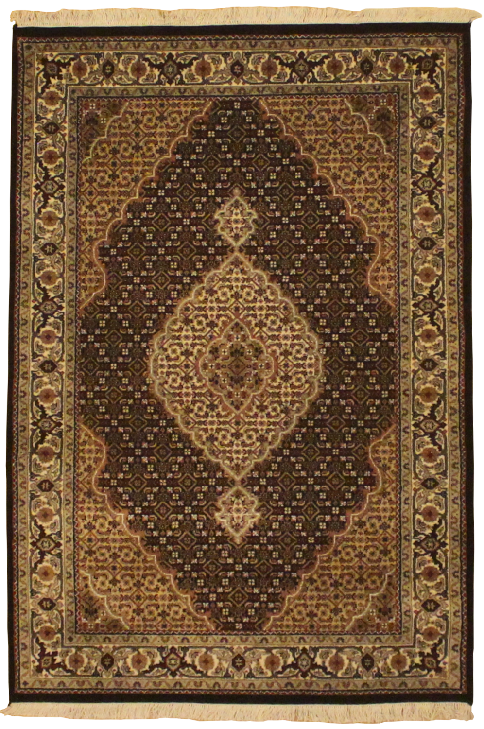 Indo Tabriz – Black - 4.0 x 5.10