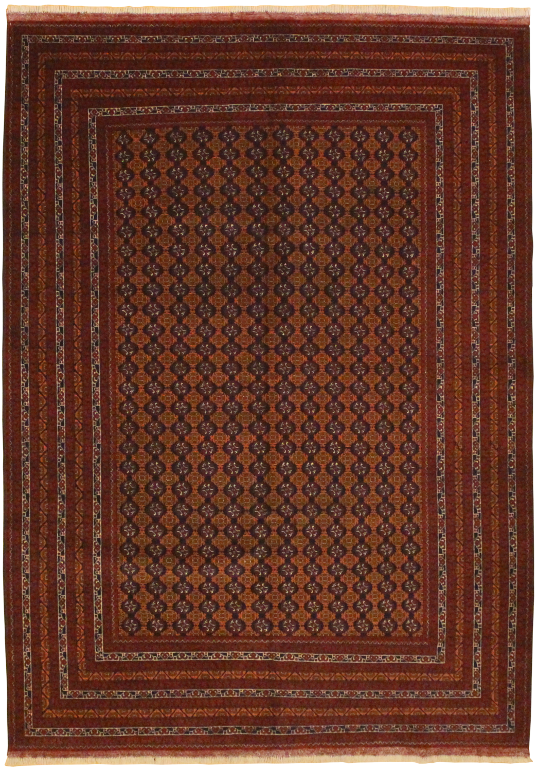 Mauri Bokhara - 6.9 x 9.6