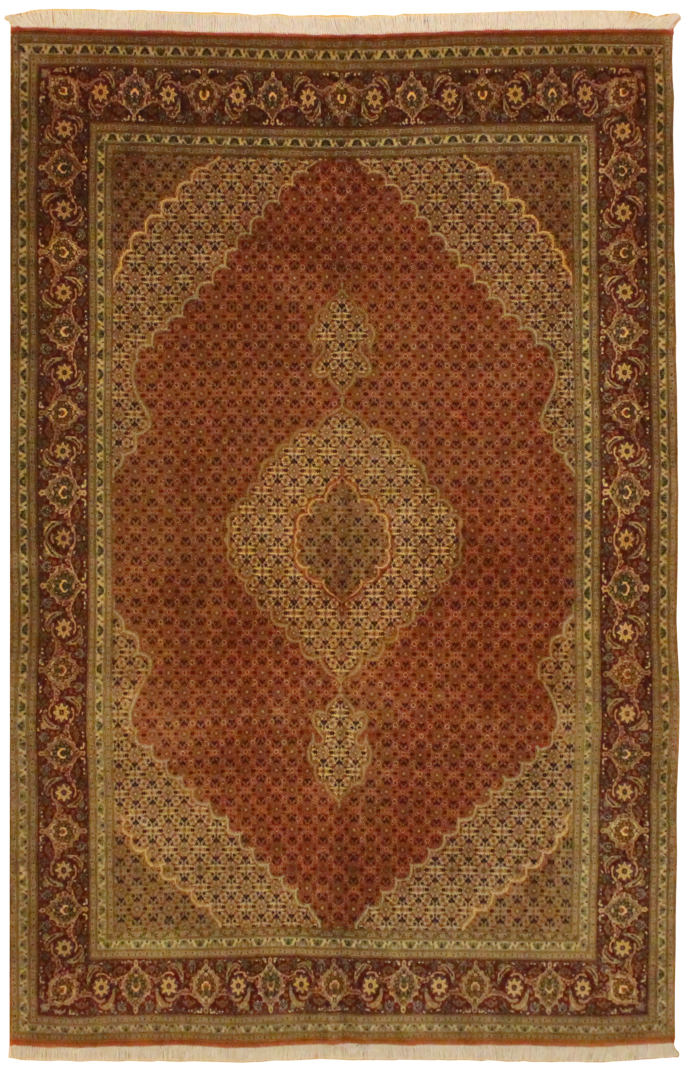 Persian Tabriz Mahi - 6.3 x 9.5