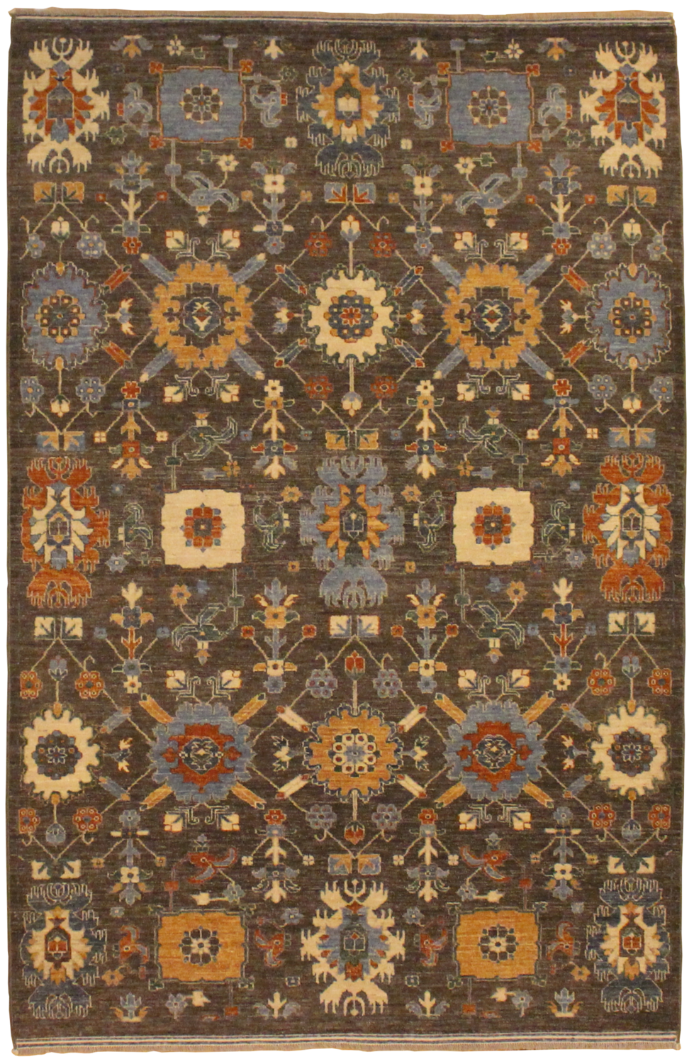 Kazak – Grey - 6.1 x 9.3