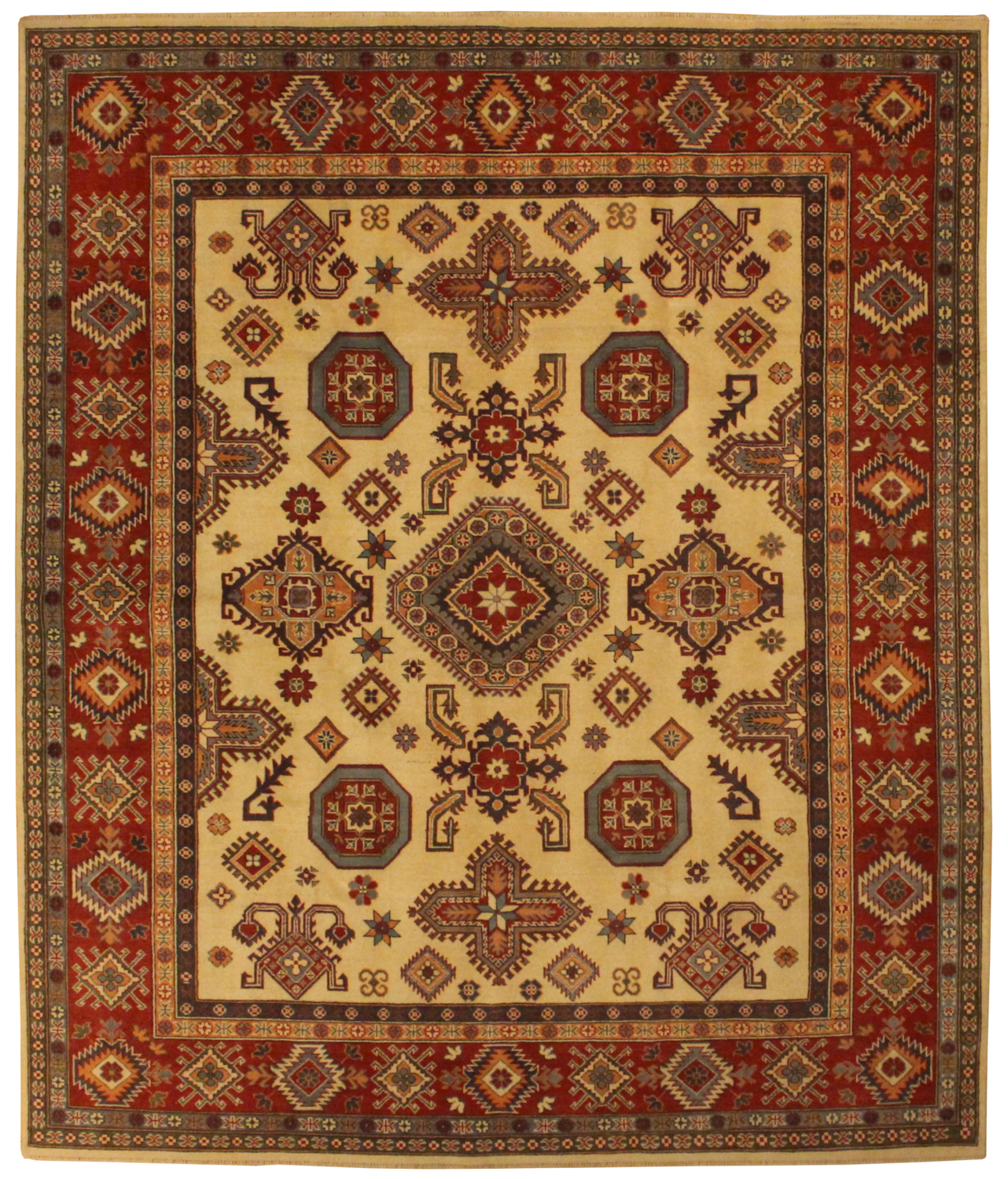Kazak – Ivory - 8.0 x 9.8