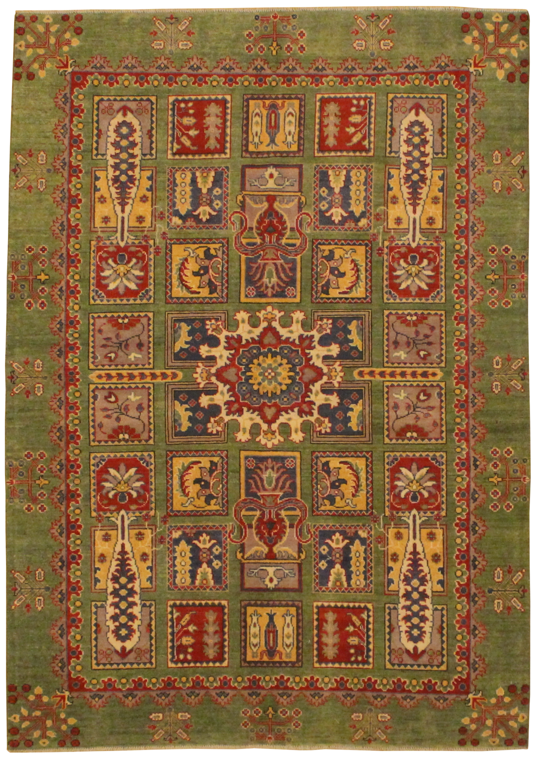 Kazak – Garden Pattern - 5.7 x 7.11
