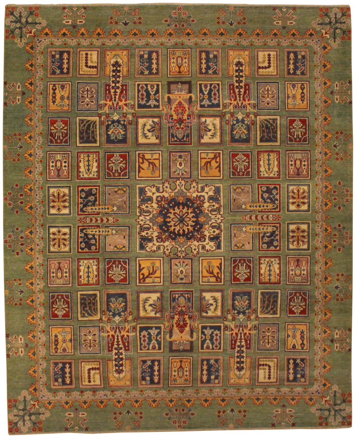 Kazak – Garden Pattern - 8.1 x 10.0