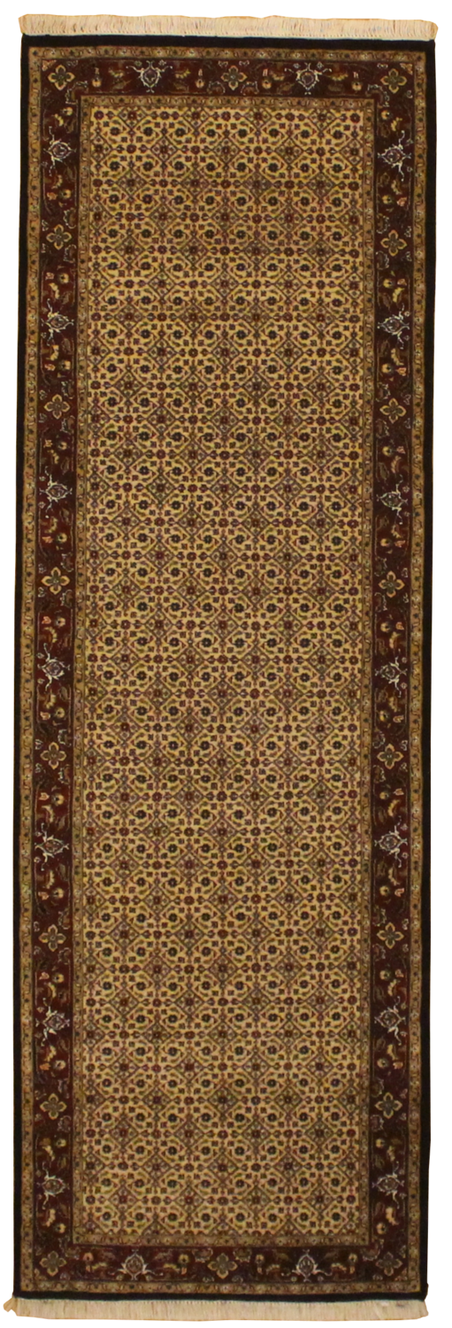 Indo Herati – Ivory - 2.8 x 8.2