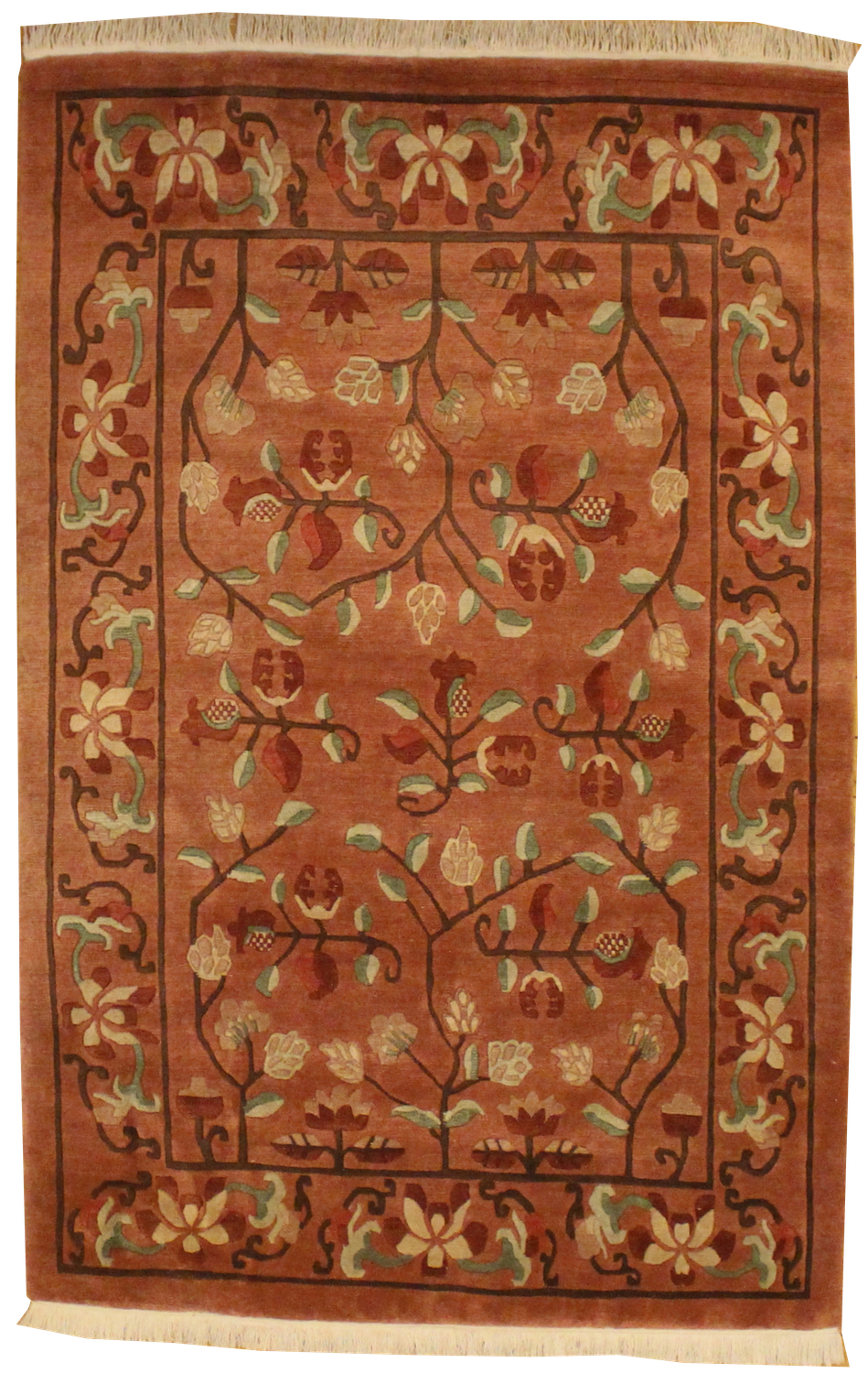 Nepali – Rose Floral - 5.11 x 9.0