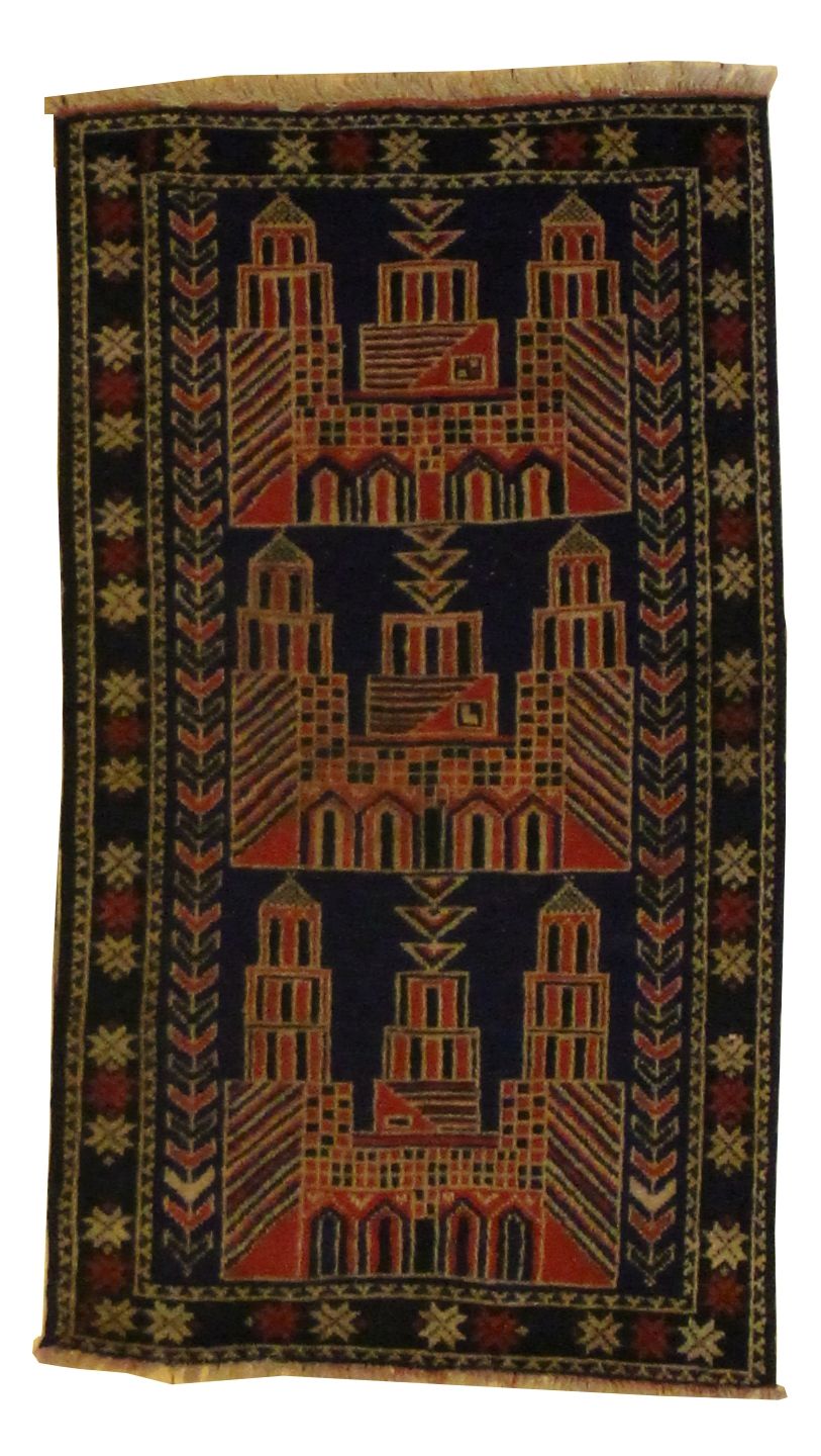 Beluchi Throw Rug - 2.7 x 4.5