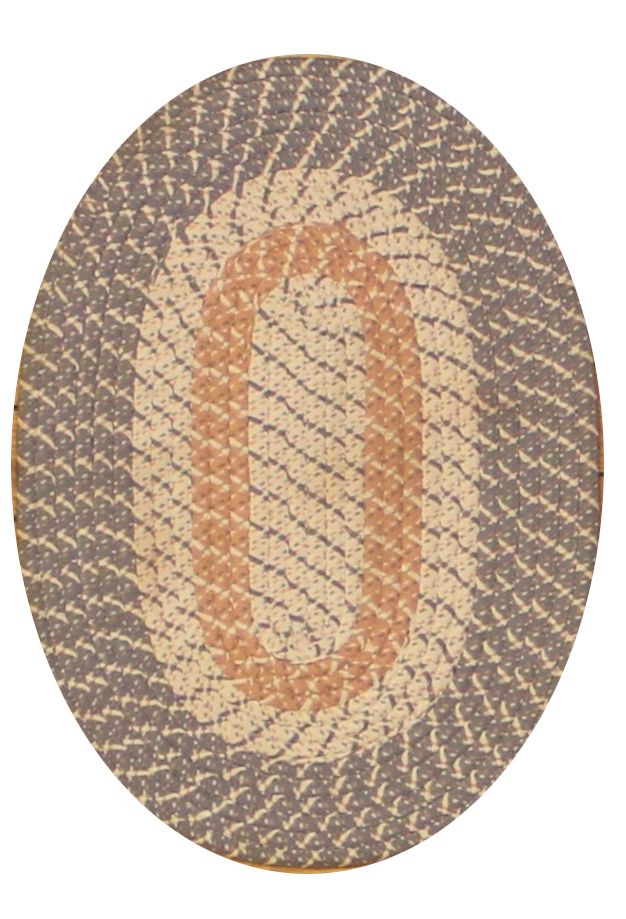 Braided Rag Rug - 1.9 x 2.6