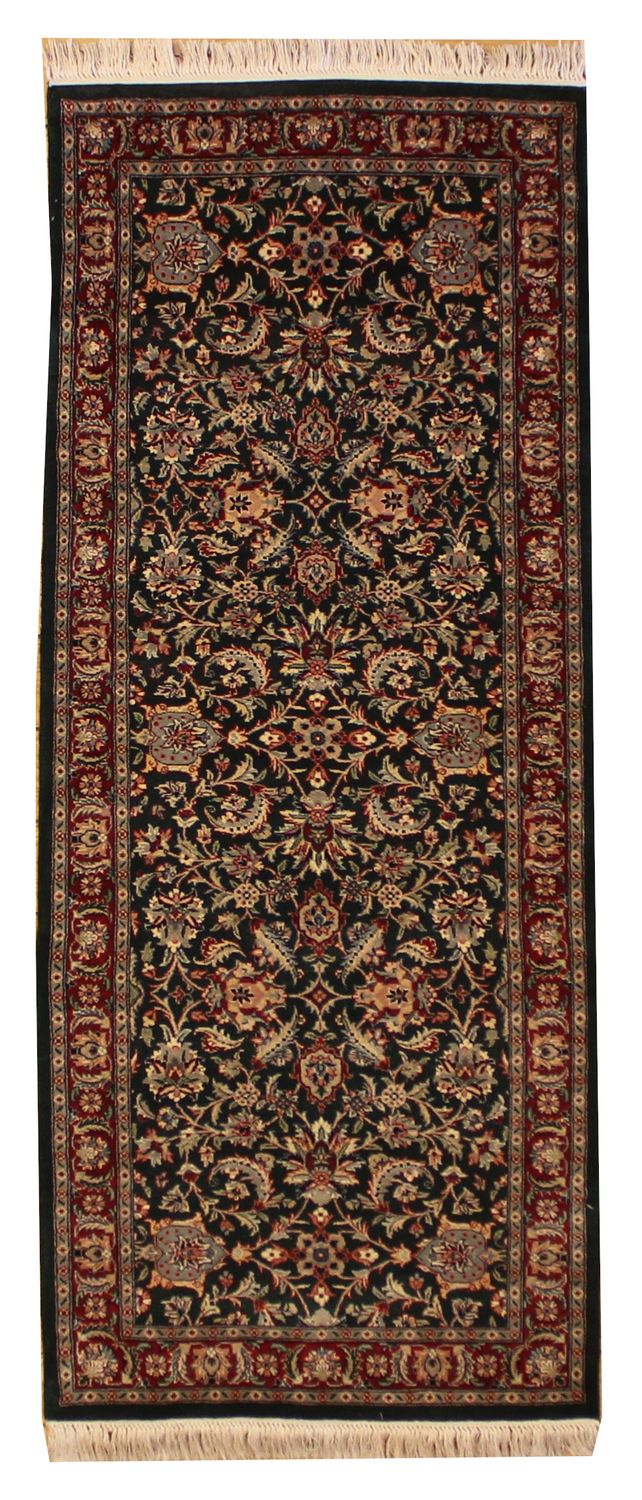Chinese Kashan - Green - 2.7 x 6.2