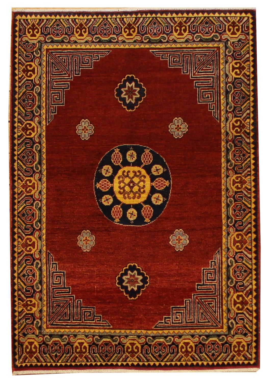 Chobi - Ghotan - Red - 3.5 x 4.10