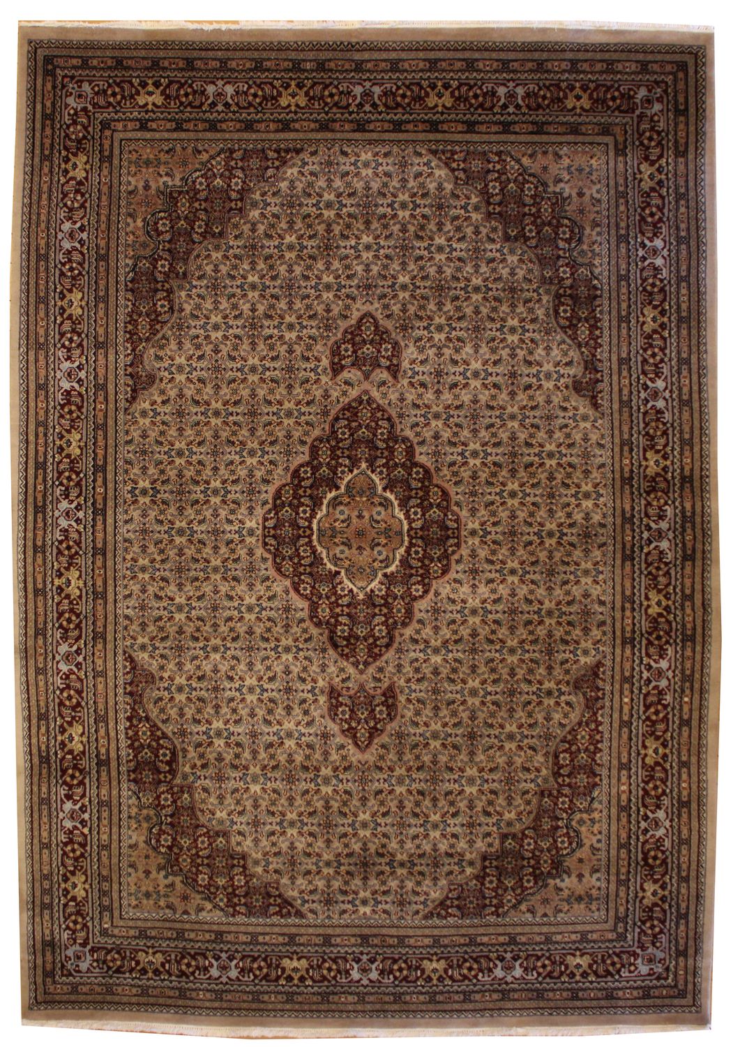 Indo Tabriz - Tan - 8.3 x 11.6