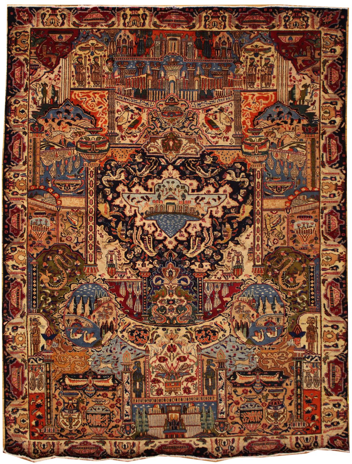 Kashan - Zilhaki - 9.4 x 12.5