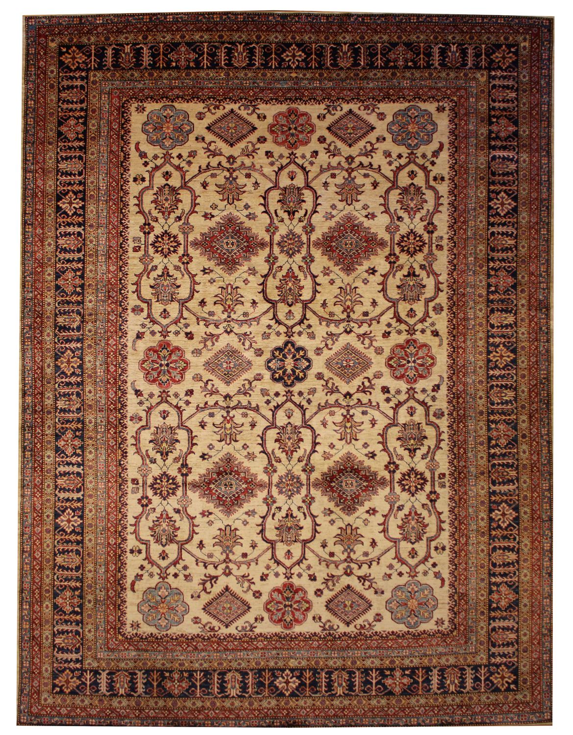 Kazak - Ivory - 9.0 x 11.11