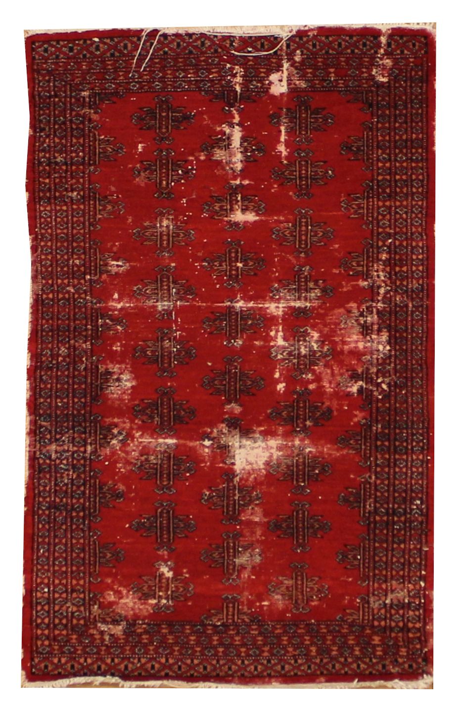 USED - Pakistani Bokhara - Very Worn - 2.7 x 4.0