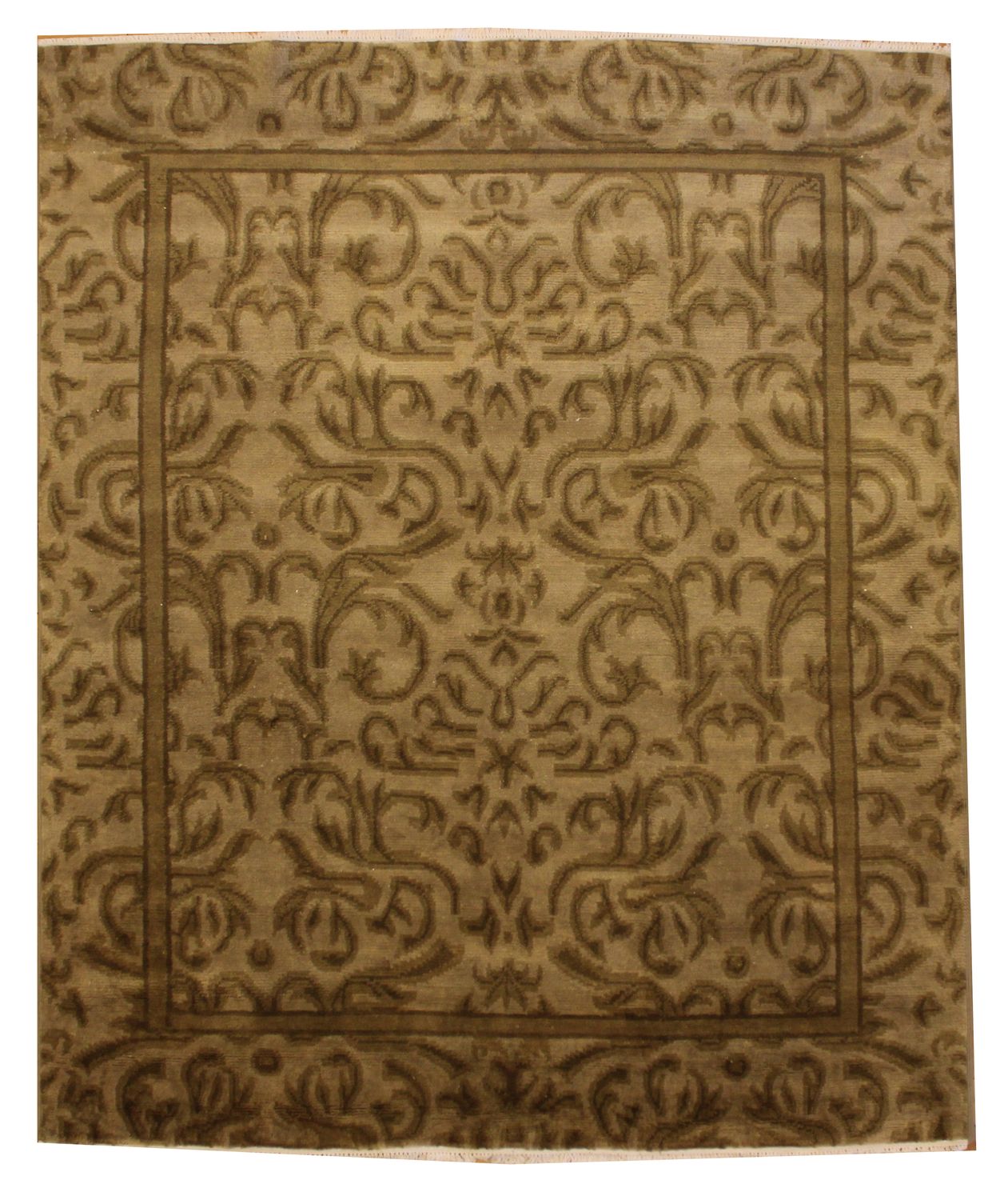 Nepali Gold / Green - 8.0 x 9.7
