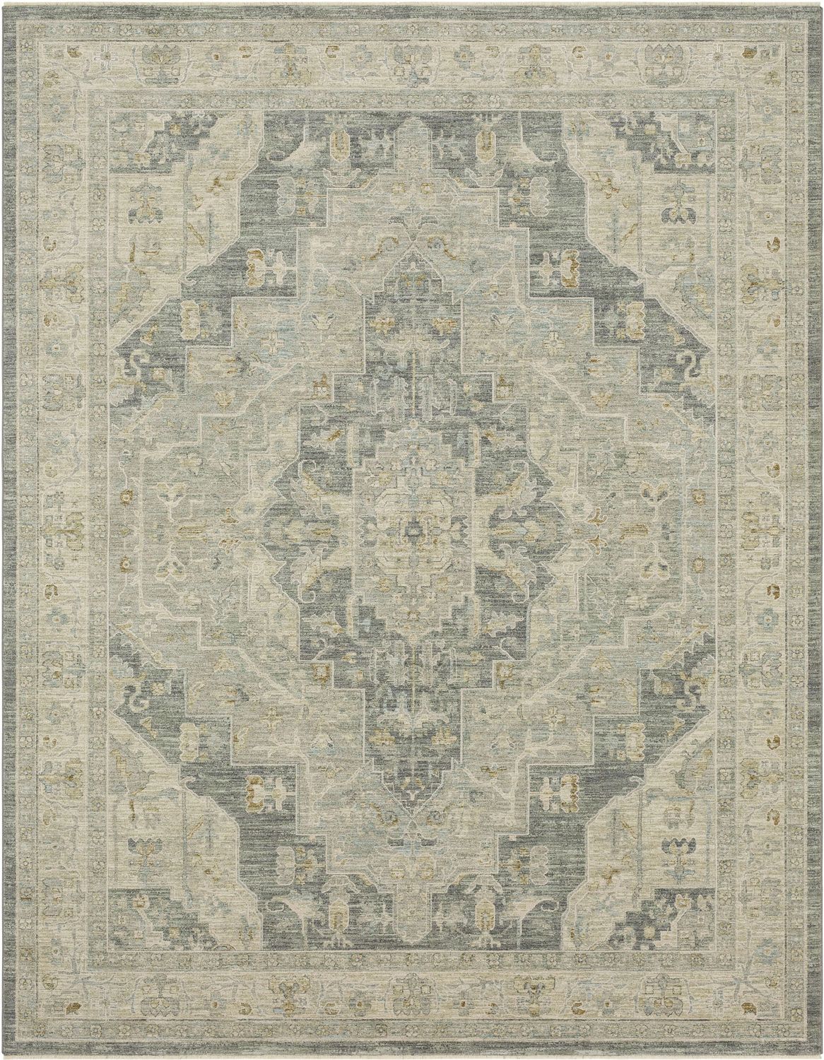 Adalia - Kumra Dark Gray - 5.0 x 7.6
