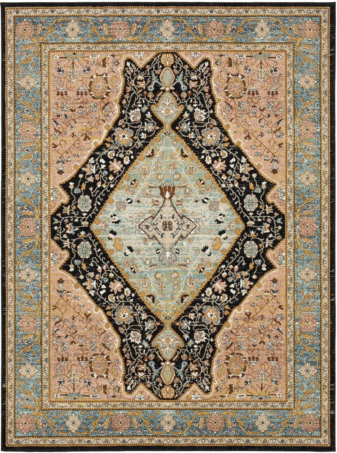 Zephyr - Bidjar Robin's Egg - 5.3 x 7.10