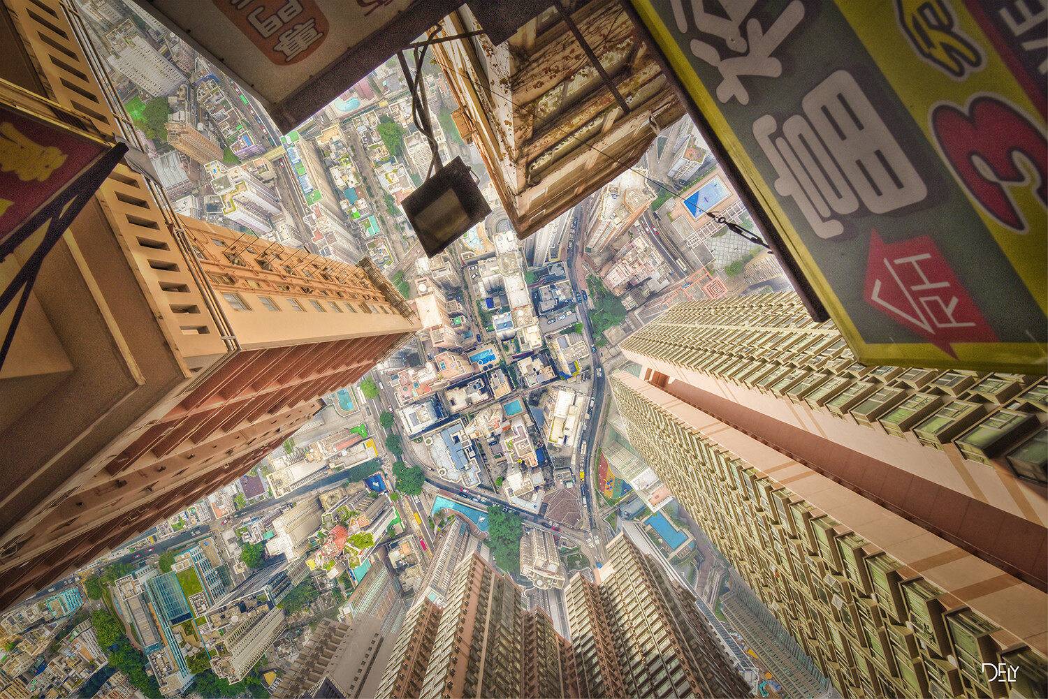 Upside down