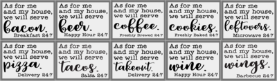 As for me and My House, we will Serve...