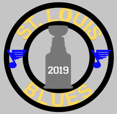 Blues 2019 Cup Wood Door Hanger