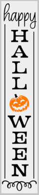 Happy Halloween Porch Welcome Sign