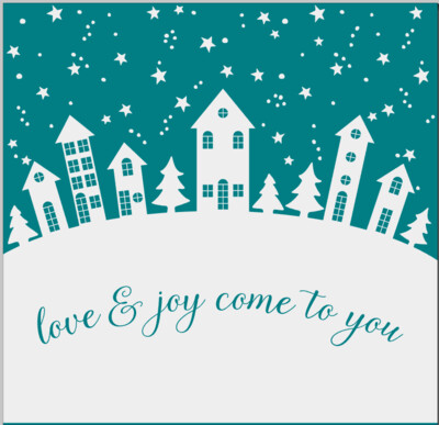 Love &amp; Joy come to you winter Christmas holiday