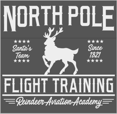 North Pole Flight Training Reindeer Aviation Academy