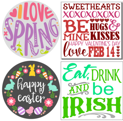 Valentines Day / Spring / Easter / St. Patricks Day