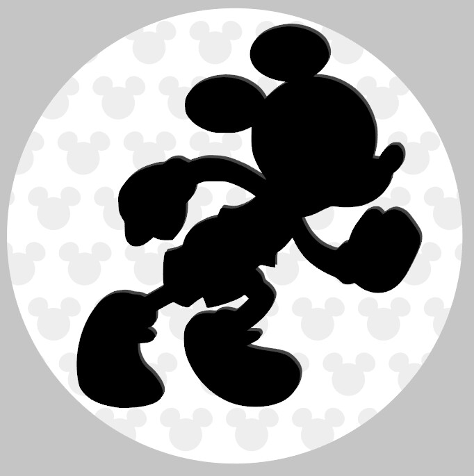 Round Run Disney with 3D Mickey Attachment