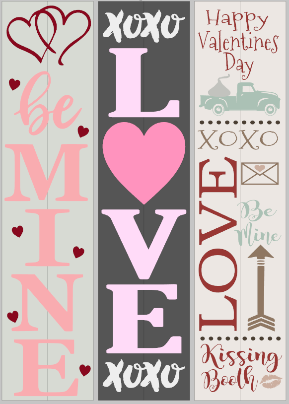Valentine Porch Signs