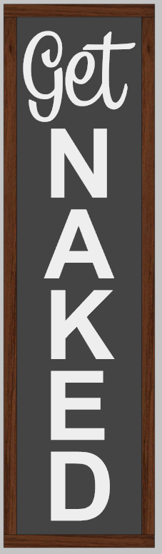 Get Naked (framed)