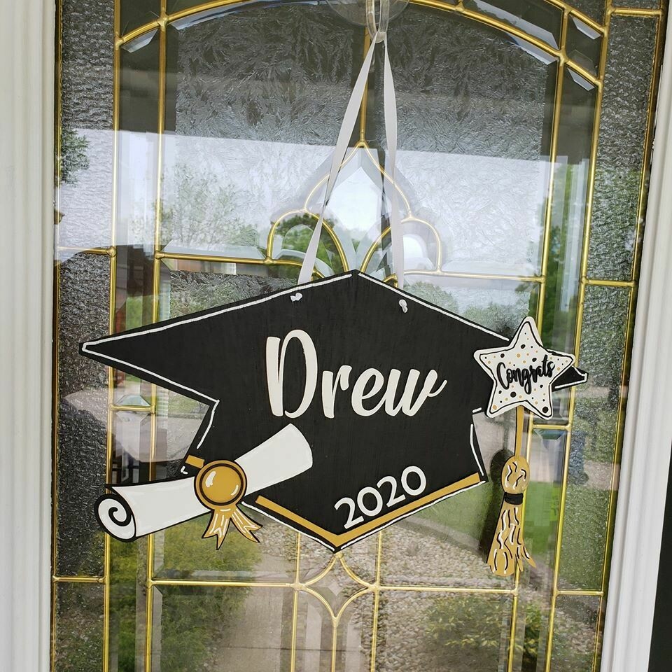 Graduation Cap Door Hanger
