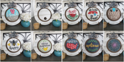 Interchangeable Shiplap Sign Inserts ONLY