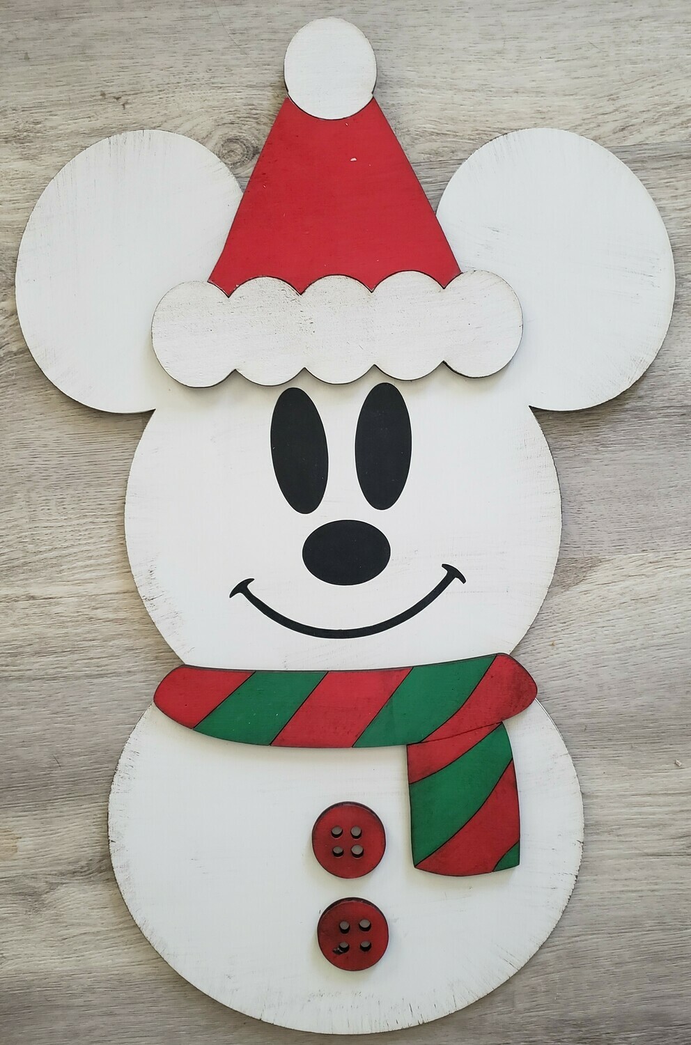 Snowman Mouse Inspired Door Hanger