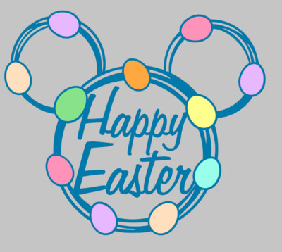 Happy Easter Mouse Inspired Door Hanger