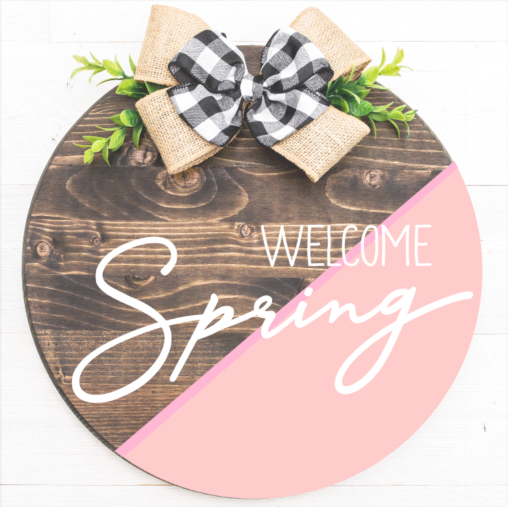 Round Welcome Spring