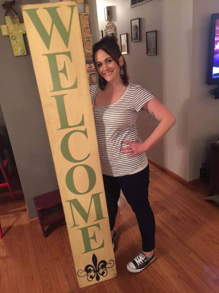 Large Welcome Sign