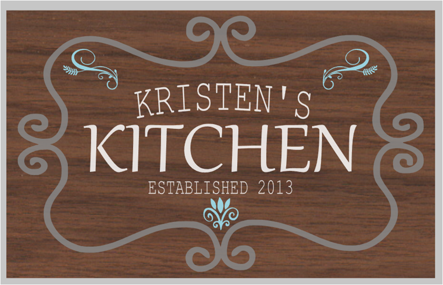 Personalized Kitchen Sign
