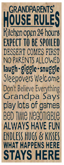 Grandparents&#39;&#39; House Rules