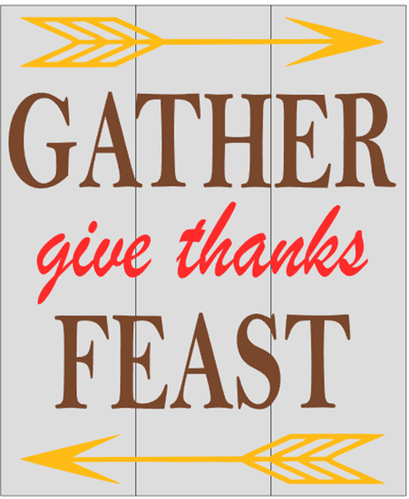 Gather, give thanks, Feast