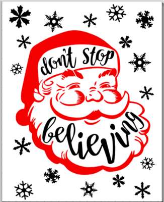 Don't Stop Believing Santa