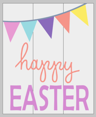 Happy Easter with 3D Banner option
