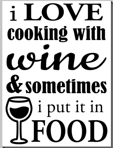 Cooking with Wine