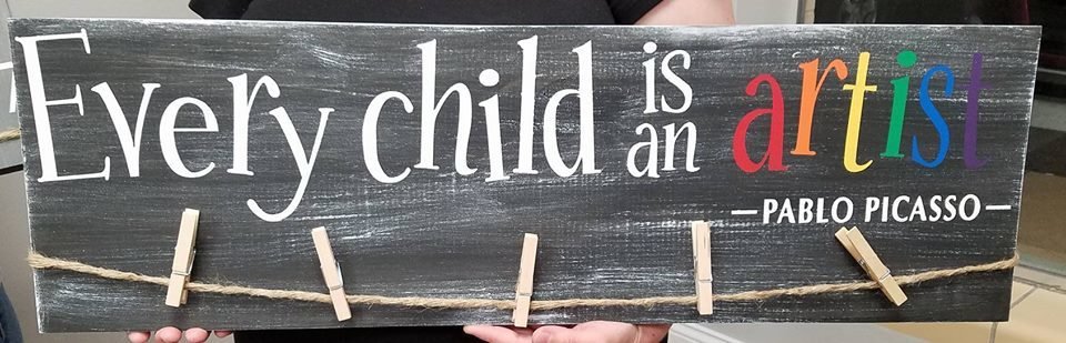 Every Child is an Artist Display