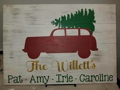 Christmas Tree with Names