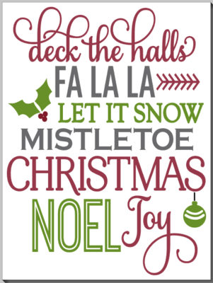 Christmas Word Art