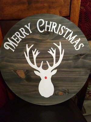 Round Merry Christmas