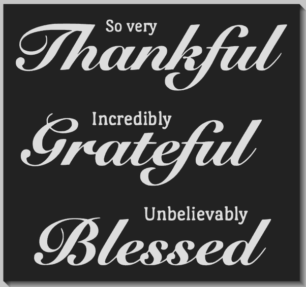 So Very Thankful...